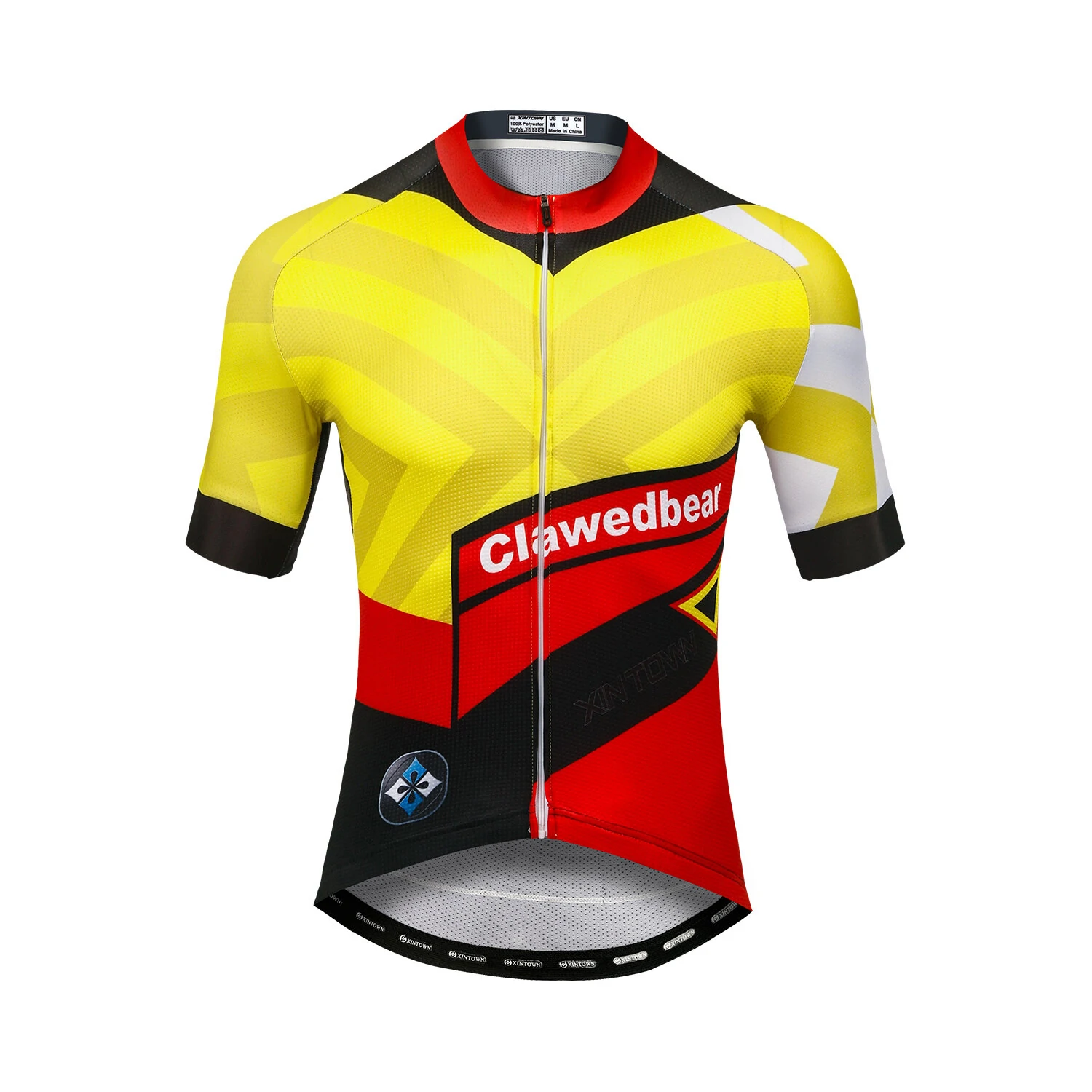 (image for) XINTOWN Men's Cycling Short Sleeve Shirt Quick-Drying Moisture Wicking Fabric with Various Color Options